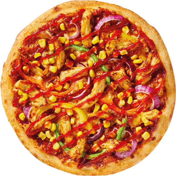 BBQ Chicken pizza gemakkelijk en snel thuisbezorgd