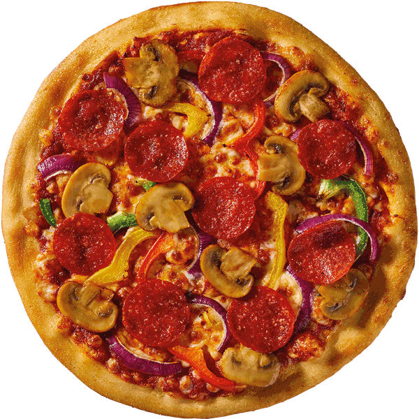 Pepperoni Deluxe pizza
