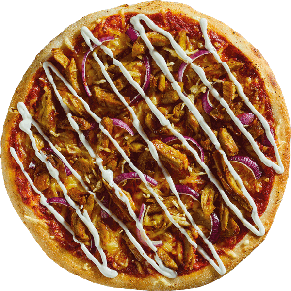 Vegan Shoarma pizza